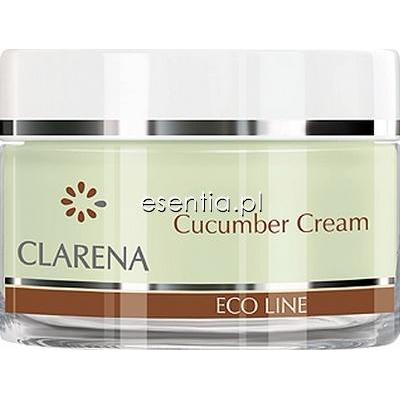 Clarena Eco Line Cucumber Cream - Krem oczyszczający z ogórkiem 50 ml