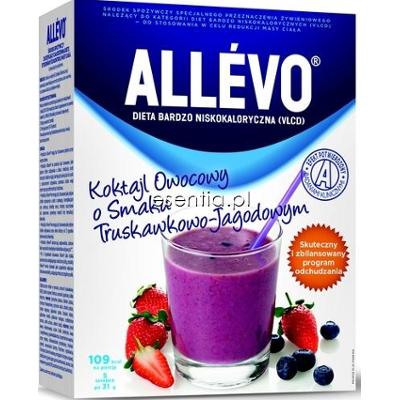 Allevo  Koktajl owocowy o smaku truskawkowo - jagodowym 