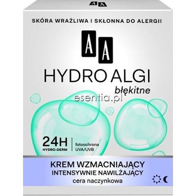 AA Cosmetics  Hydro Algi błękitne Krem wzmacniający intensywnie nawilżający - cera naczynkowa 50 ml