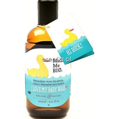 Make Me Bio  I love my baby Wash Delikatny płyn do mycia ciała i włosów dla dzieci 250 ml