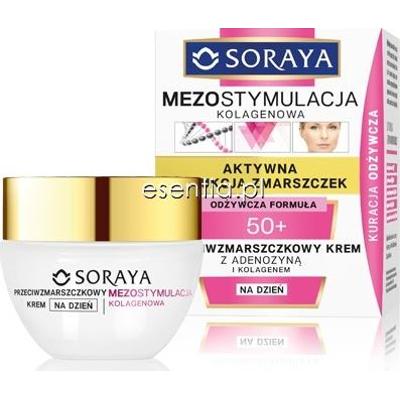 Soraya  Mezostymulacja kolagenowa Przeciwzmarszczkowy krem na dzień 50+ 50 ml