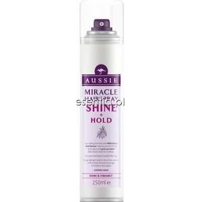 Aussie  Miracle Hairspray Shine + Hold Lakier do włosów 250 ml