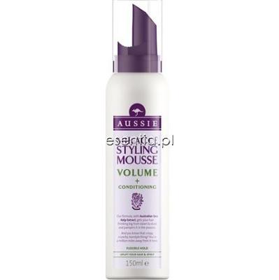 Aussie  Miracle Styling Mousse Volume + Conditiong Pianka do włosów 150 ml