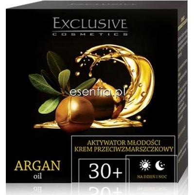Exclusive Cosmetics  Aktywator młodości krem przeciwzmarszczkowy 30+ z olejkiem arganowym 50 ml