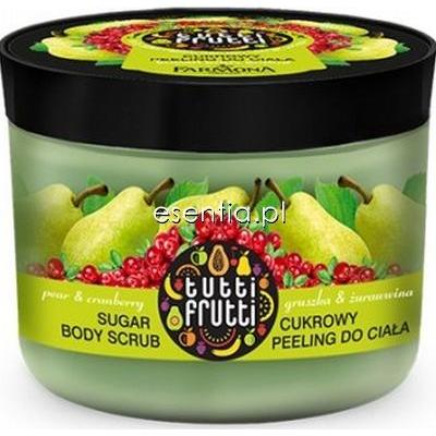 Farmona  Tutti Frutti Cukrowy peeling do ciała gruszka & żurawina 300 ml