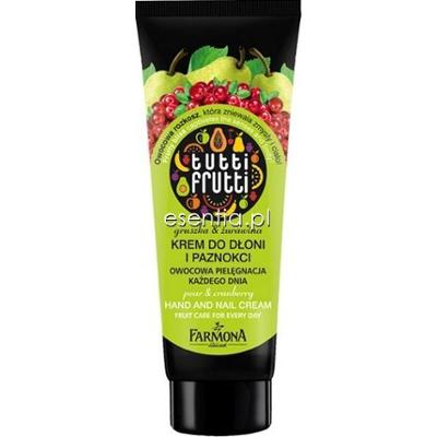 Farmona  Tutti Frutti Krem do dłoni i paznokci gruszka & żurawina 30 ml
