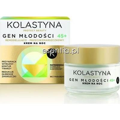 Kolastyna  Gen Młodości 45+ Remodelująco - przeciwzmarszczkowy krem na noc 50 ml