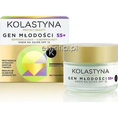 Kolastyna  Gen Młodości 55+ Remodelująco - ujędrniający krem na dzień SPF 15 50 ml