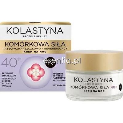 Kolastyna  Komórkowa Siła 40+ Przeciwzmarszczkowo - regenerujący krem na noc 50 ml