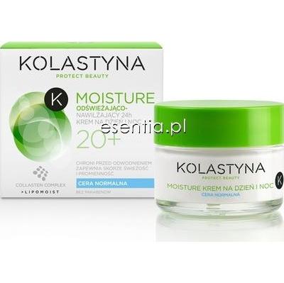 Kolastyna  Moisture 20+ Odświeżająco - nawilżający 24h krem na dzień i noc dla cery normalnej 50 ml