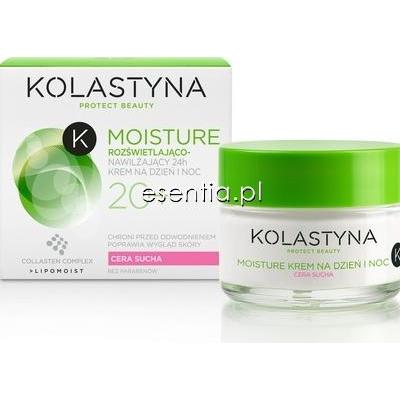 Kolastyna  Moisture 20+ Rozświetlająco - nawilżający 24h krem na dzień i noc dla cery suchej 50 ml