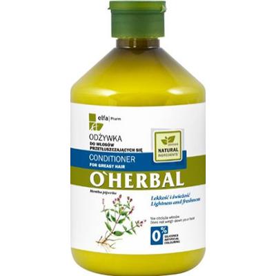 O'Herbal  Odżywka do włosów przetłuszczających się z ekstraktem z mięty 500 ml