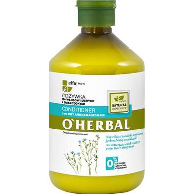 O'Herbal  Odżywka do włosów suchych i zniszczonych z ekstraktem z lnu 500 ml
