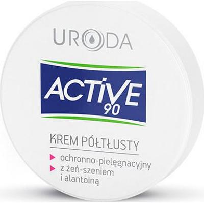 Uroda  Active 90 Krem półtłusty ochronno-pielęgnacyjny z żeń-szeniem i alantoiną 50 ml