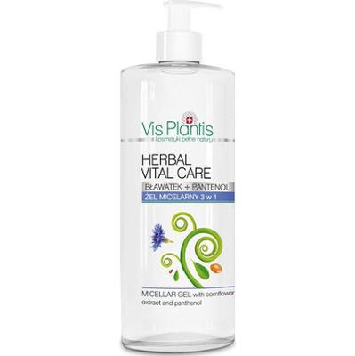 Vis Plantis  Herbal Vital Care Żel micelarny 3 w 1 bławatek + pantenol 