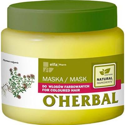O'Herbal  Maska do włosów farbowanych z ekstraktem z macierzanki tymianku 