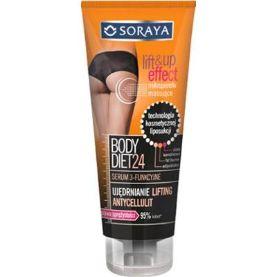 Soraya  Body Diet 24 Serum 3-funkcyjne Ujędrnianie Lifting Cellulit 200 ml