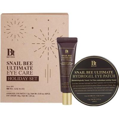 BENTON ZESTAW Krem pod oczy 30g  + płatki pod oczy 60szt Snail Bee Ultimate Eye Care Holiday Set