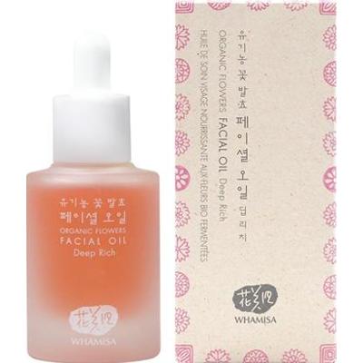 WHAMISA Serum nawilżające Organic Flowers Facial Oil Deep Rich 32ml
