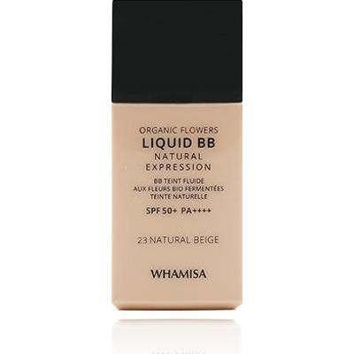 WHAMISA Krem BB Organic Flowers Liquid BB Natural Expression SPF 50+ PA++++ 23 Natural Beige 30ml
