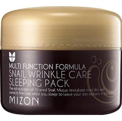 MIZON Przeciwzmarszczkowa całonocna maska do twarzy ze śluzem ślimaka Snail Wrinkle Care Sleeping Pack 80ml