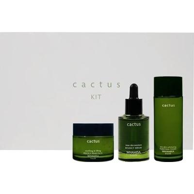 WHAMISA Zestaw 3 produktów (serum, toner, maska) Fresh Cactus Kit