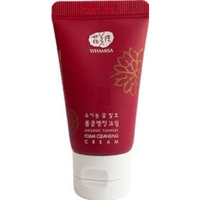 WHAMISA MINI PRODUKT Naturalna pianka oczyszczająca Organic Flowers Foam Cleansing Cream 20 ml