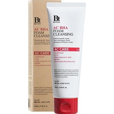 BENTON Pianka oczyszczająca do cery trądzikowej AC BHA Foam Cleansing 120ml