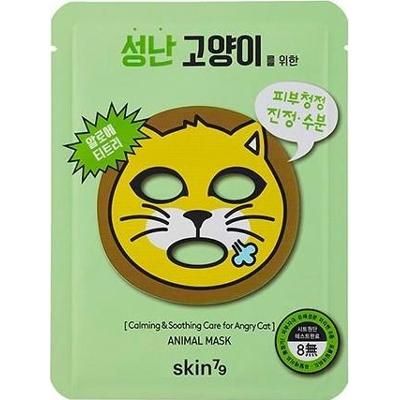 SKIN79 Kojąca maska w płacie Animal Mask - For Angry Cat 23g