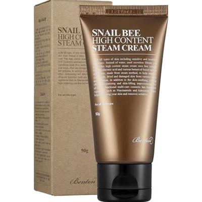 BENTON Krem wygładzający do twarzy Snail Bee High Content Steam Cream 50g