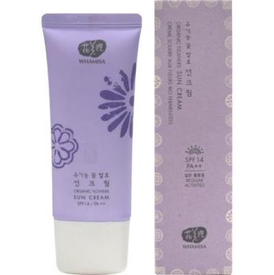 WHAMISA Kwiatowy krem ochronny Organic Flowers Sun Cream SPF14/PA++ 60g
