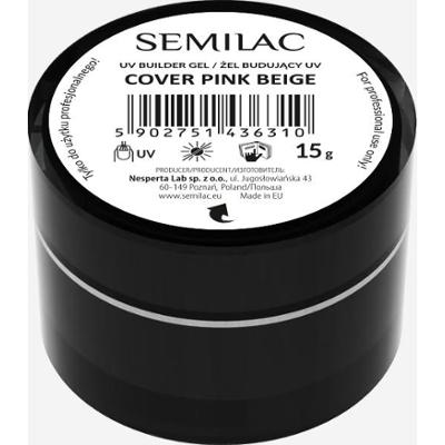 Żel Budujący Semilac Builder Gel Cover Pink Beige 15 g