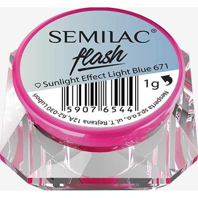 671 Pyłek Semilac Flash Sunlight Effect Light Blue
