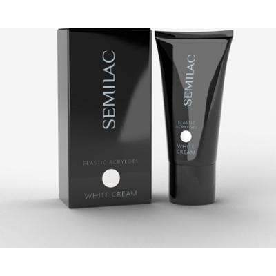 Semilac Akrylożel Elastic Acrylgel White Cream 30 g