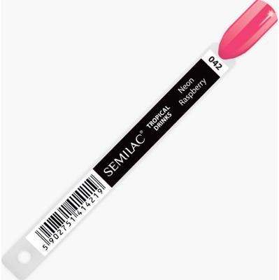 042 Wzornik Semilac Tropical Drinks Neon Raspberry