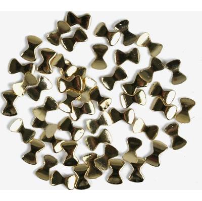 770 Ozdoba do manicure Semilac złota kokardka, 50 sztuk