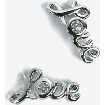 793 Ozdoba do manicure Semilac srebrne love, 2 sztuki