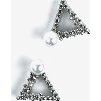 785 Ozdoba do manicure Semilac srebrny trójkąt, 2 sztuki