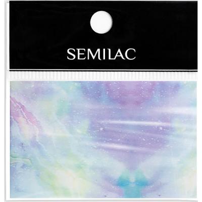 09 Semilac Nail transfer foil Pink & Blue Marble