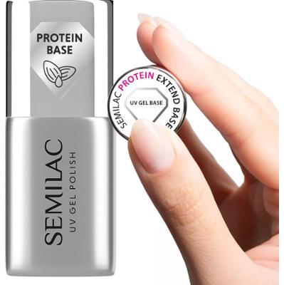 Semilac Baza do Lakierów Hybrydowych i Żelowych Protein Extend Base 7 ml