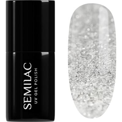 605 Semilac Lakier Hybrydowy White Flash 7 ml