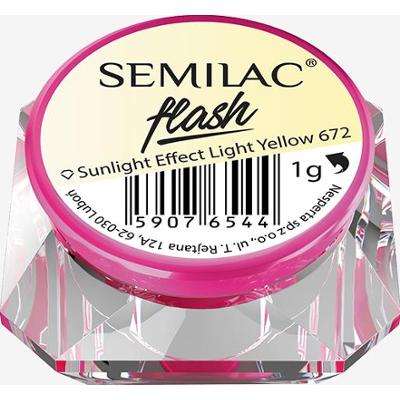 672 Pyłek Semilac Flash Sunlight Effect Light Yellow