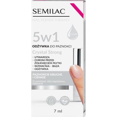 Semilac Odżywka do paznokci Nail Power Therapy 5w1 Crystal Strong 7 ml