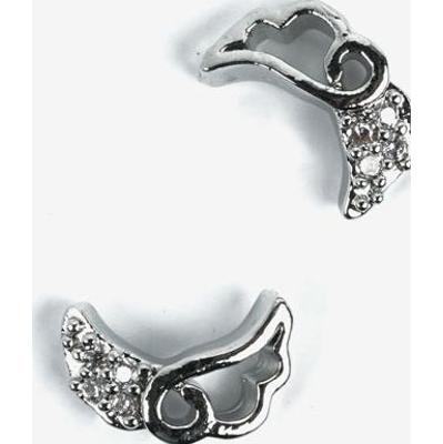 791 Ozdoba do manicure Semilac srebrne skrzydła, 2 sztuki