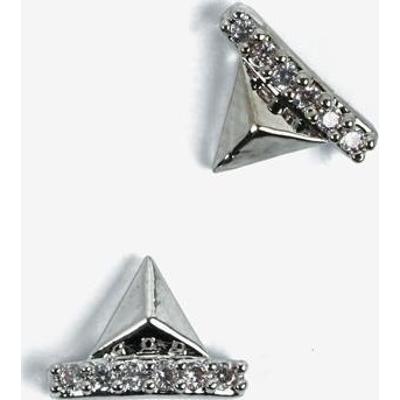 783 Ozdoba do manicure Semilac srebrne piramidy, 2 sztuki