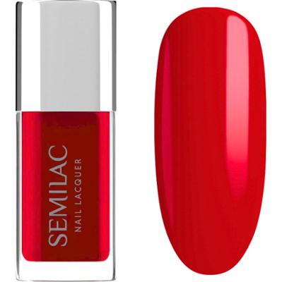 120 Semilac Lakier Klasyczny Nail Lacquer Neon Red 9 ml