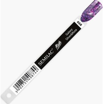 668 Wzornik Semilac Flash Galaxy Silver&Rosa