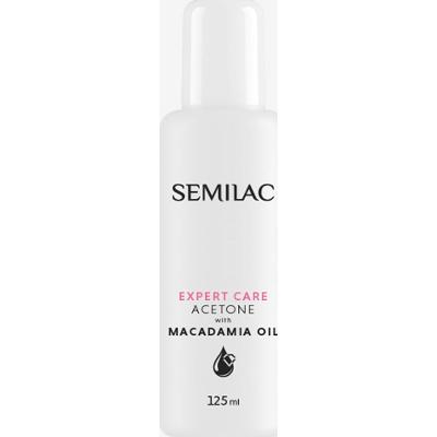 Zmywacz do lakieru hybrydowego Aceton EXPERT CARE z olejem makadamia 125ml