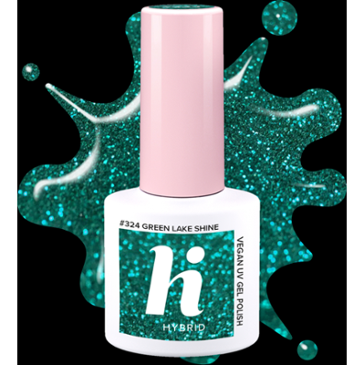 #324 hi hybrid lakier hybrydowy Green Lake Shine 5ml