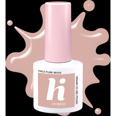 #402 hi hybrid lakier hybrydowy Pure Beige 5 ml